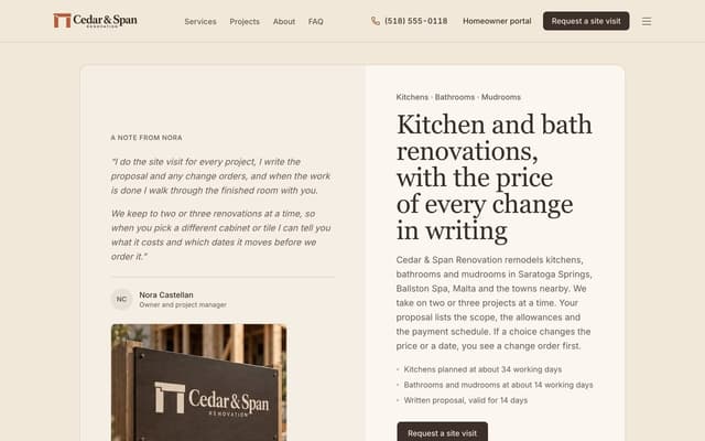 Cedar & Span Renovation